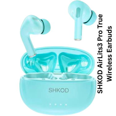 SHKOD AirLits3 Pro True Wireless Earbuds with Gaming Mode, IPX5 Resistance & 31H Battery Life